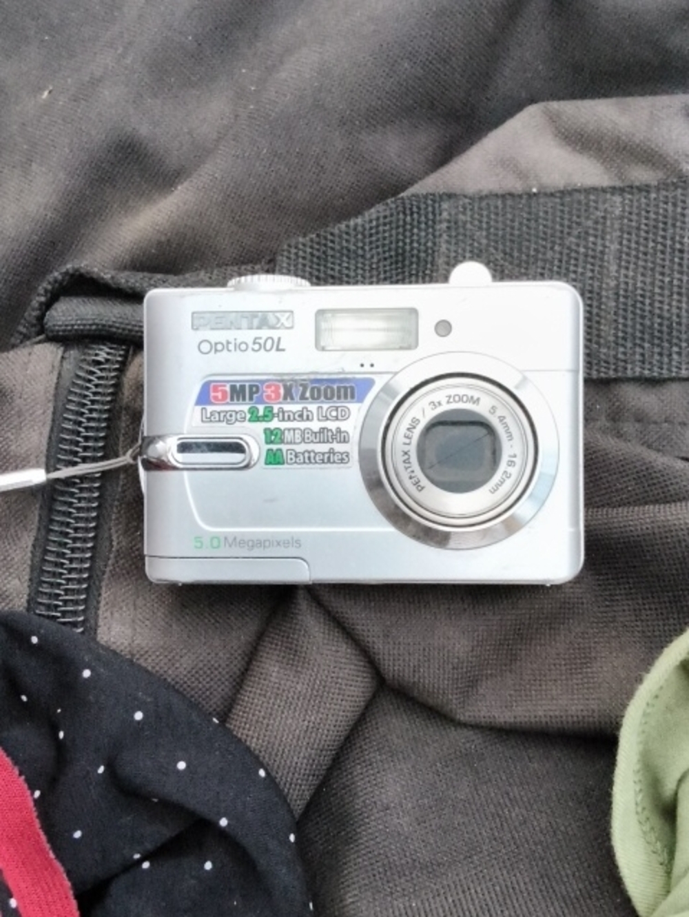 Pentax Optio 50L Silver Compact Digital Camera